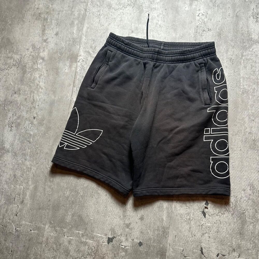 Adidas-originals Men's Black and Grey Shorts